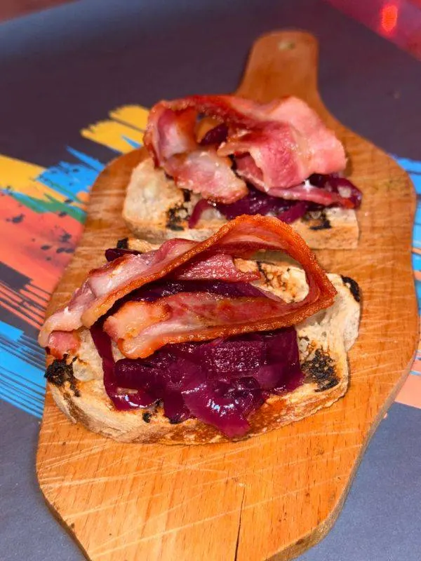 Cipolla caramellata e bacon