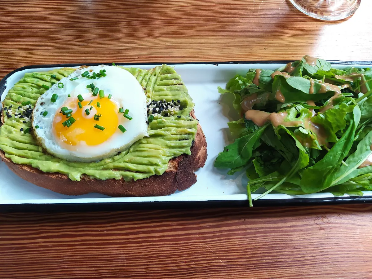 Smashed avocado