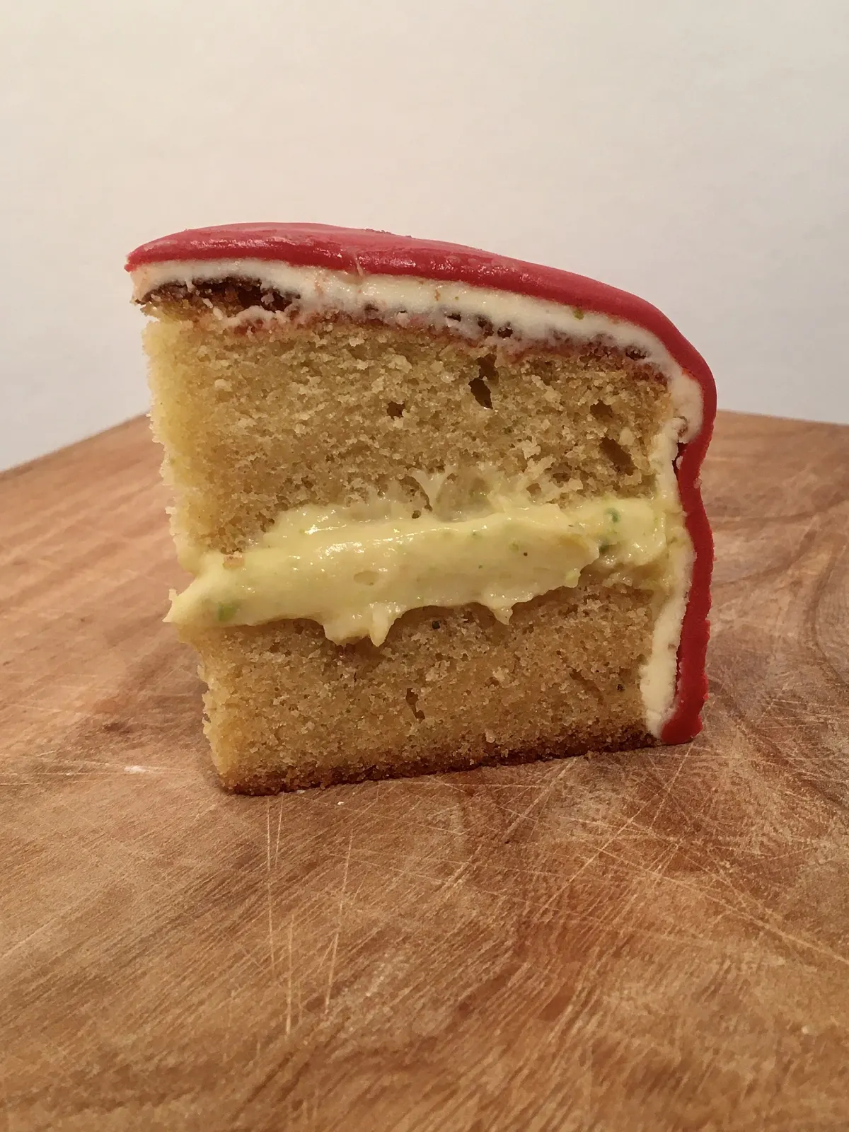 Pistachio and rose cake