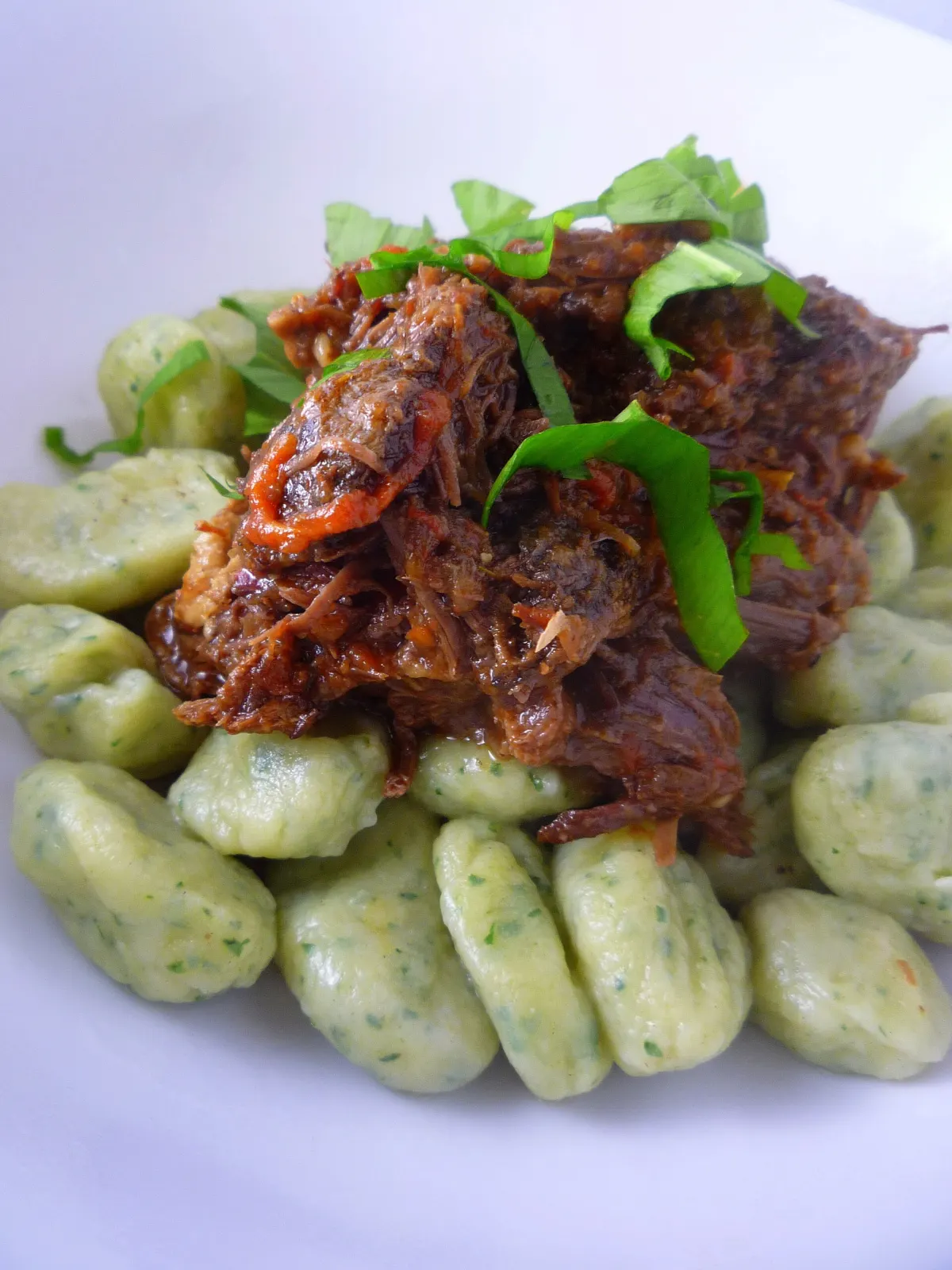 Gnocchi al ragu di manzo