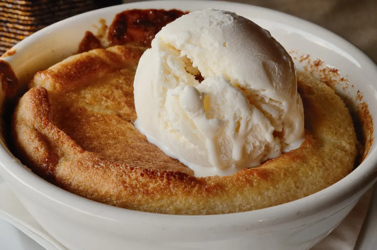 Peach cobbler