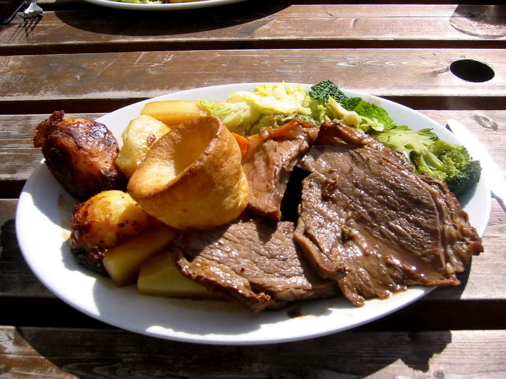 Sunday roast beef